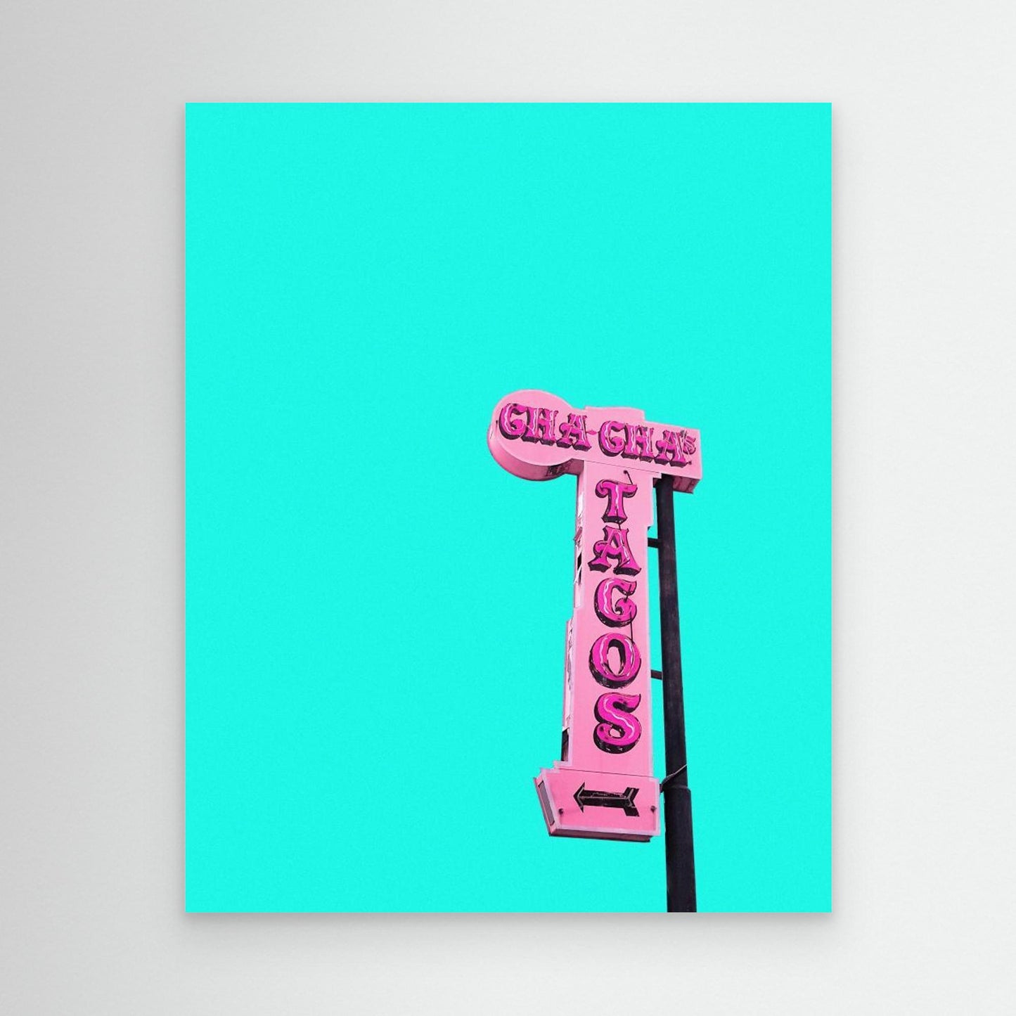 Cha-Cha's Tacos Sign by Tom Windeknecht