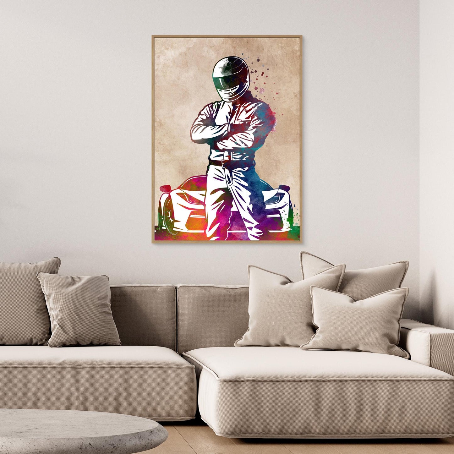 Sport Racing Car art by Justyna Jaszke