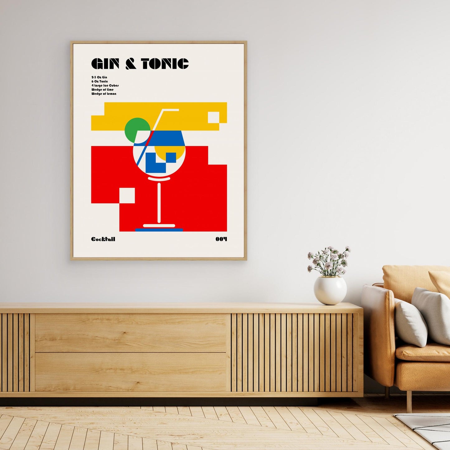 Gin & Tonic Bauhaus Cocktail by Retrodrome