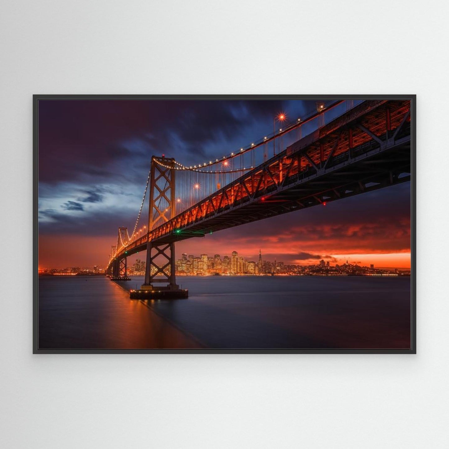 Fire over San Francisco by Toby Harriman