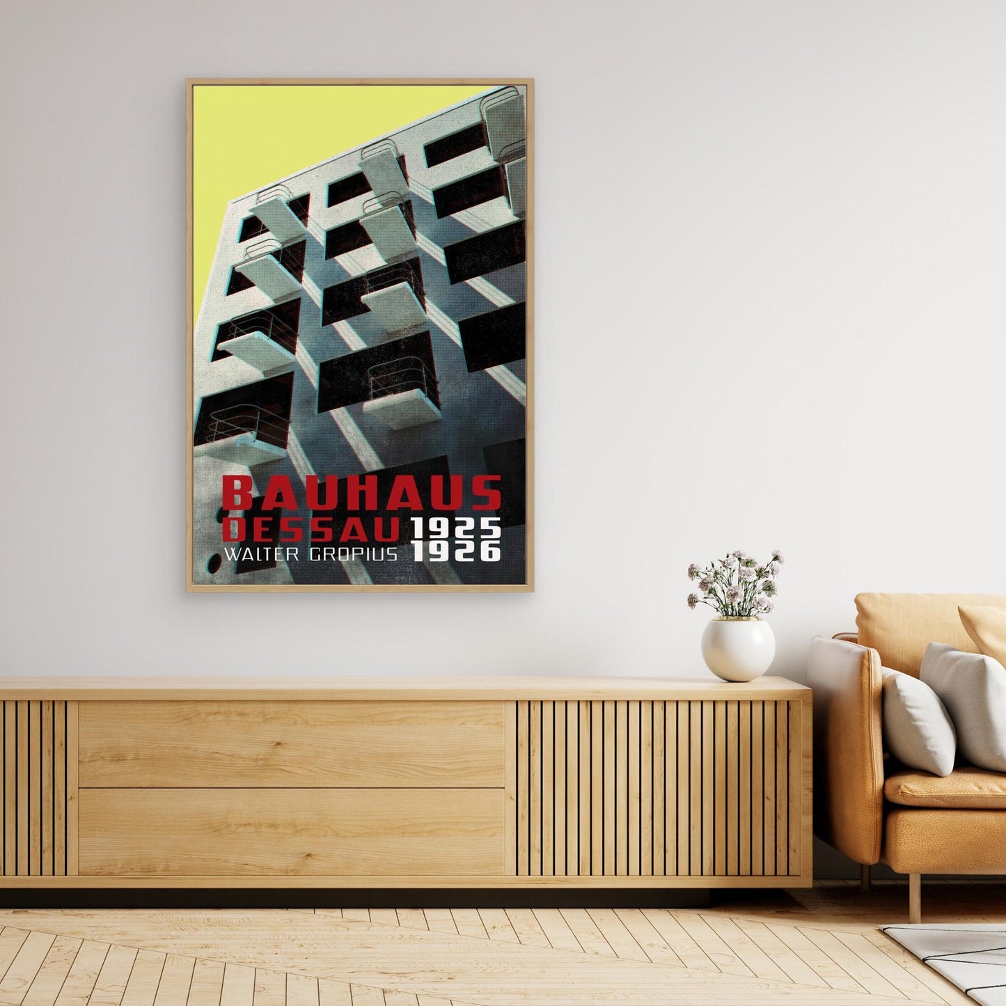 Bauhaus Dessau architecture in vintage magazine style VIII by Rosana Laiz Blursbyai