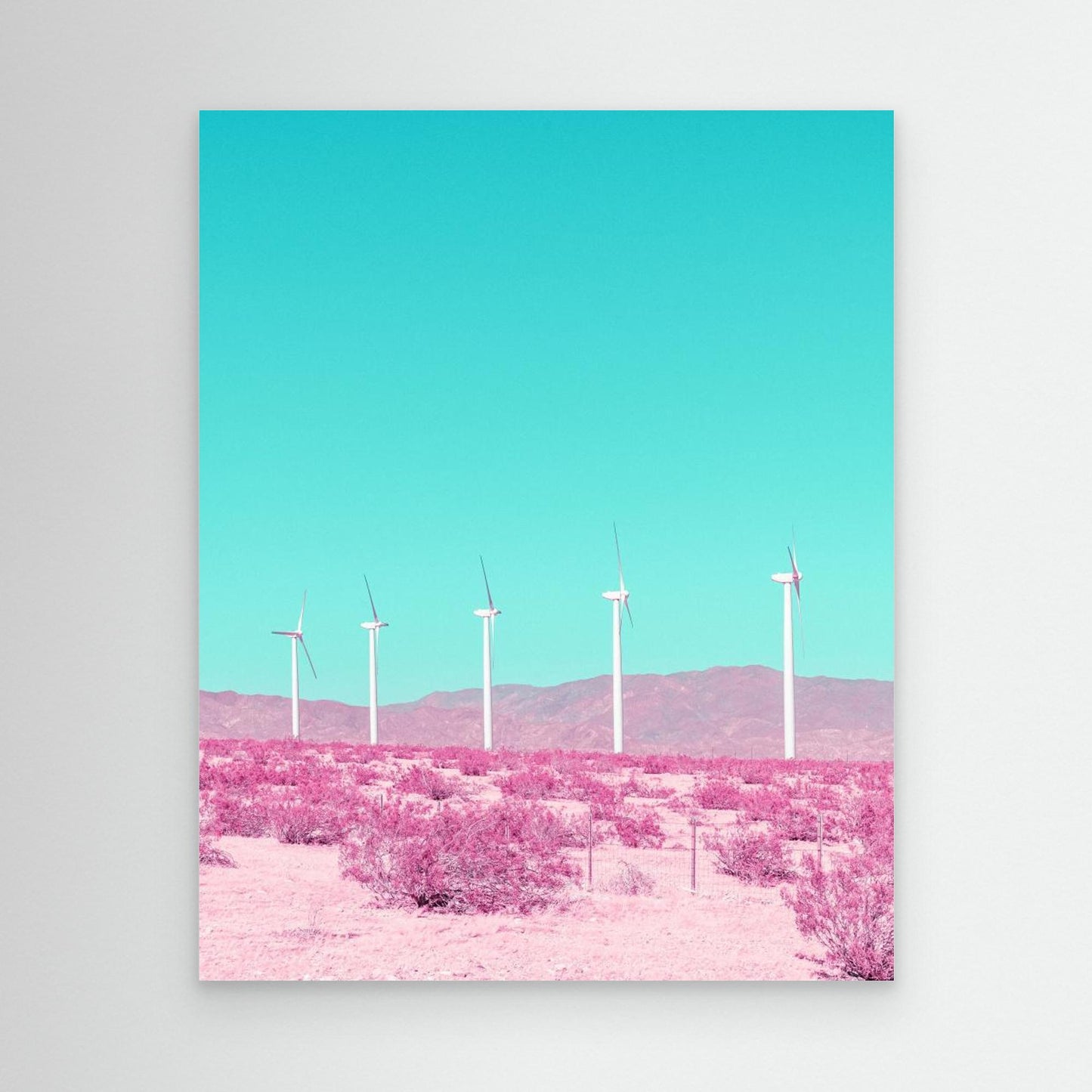 Palm Springs Windmills in the Desert by Tom Windeknecht