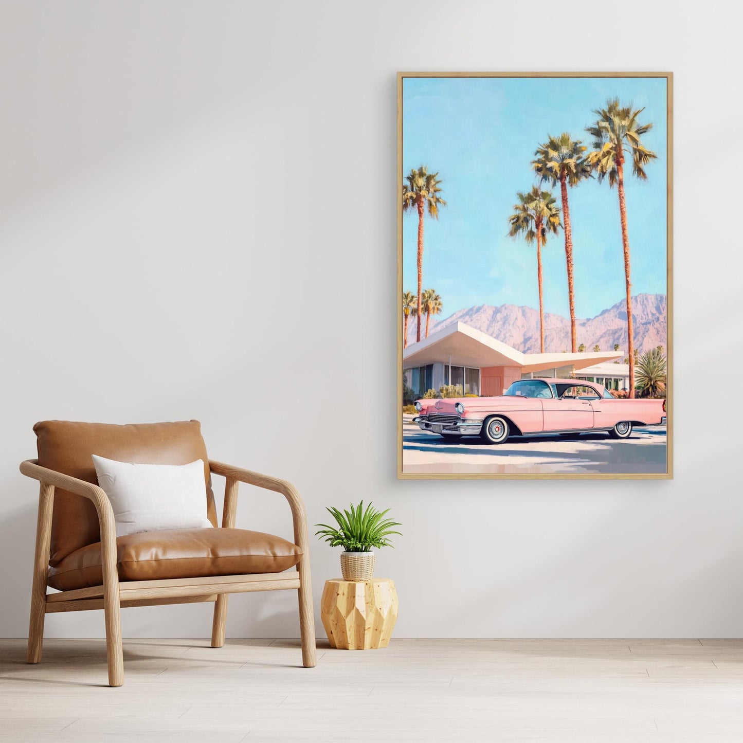 California Vintage Car by Melloi Art Prints