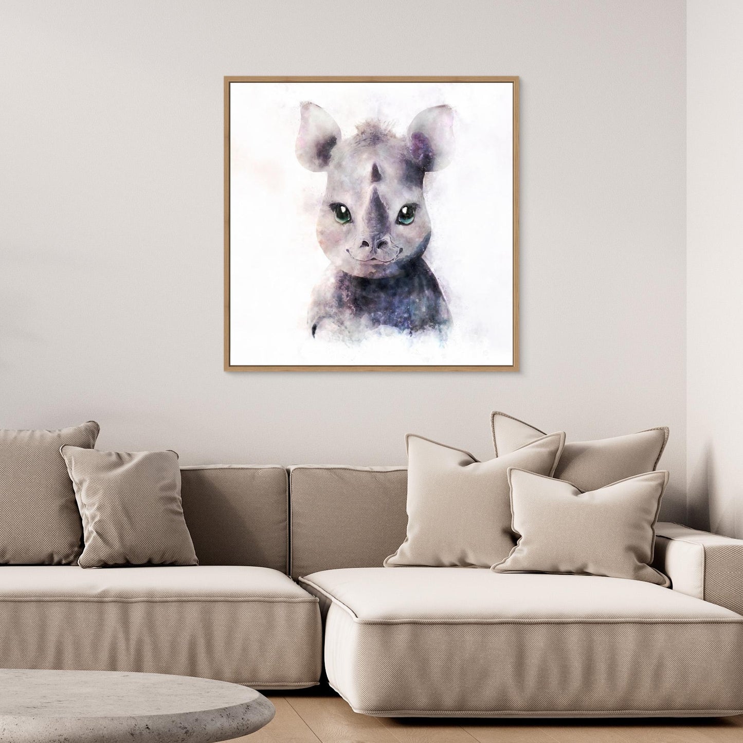 Baby Rhino by Emel Tunaboylu