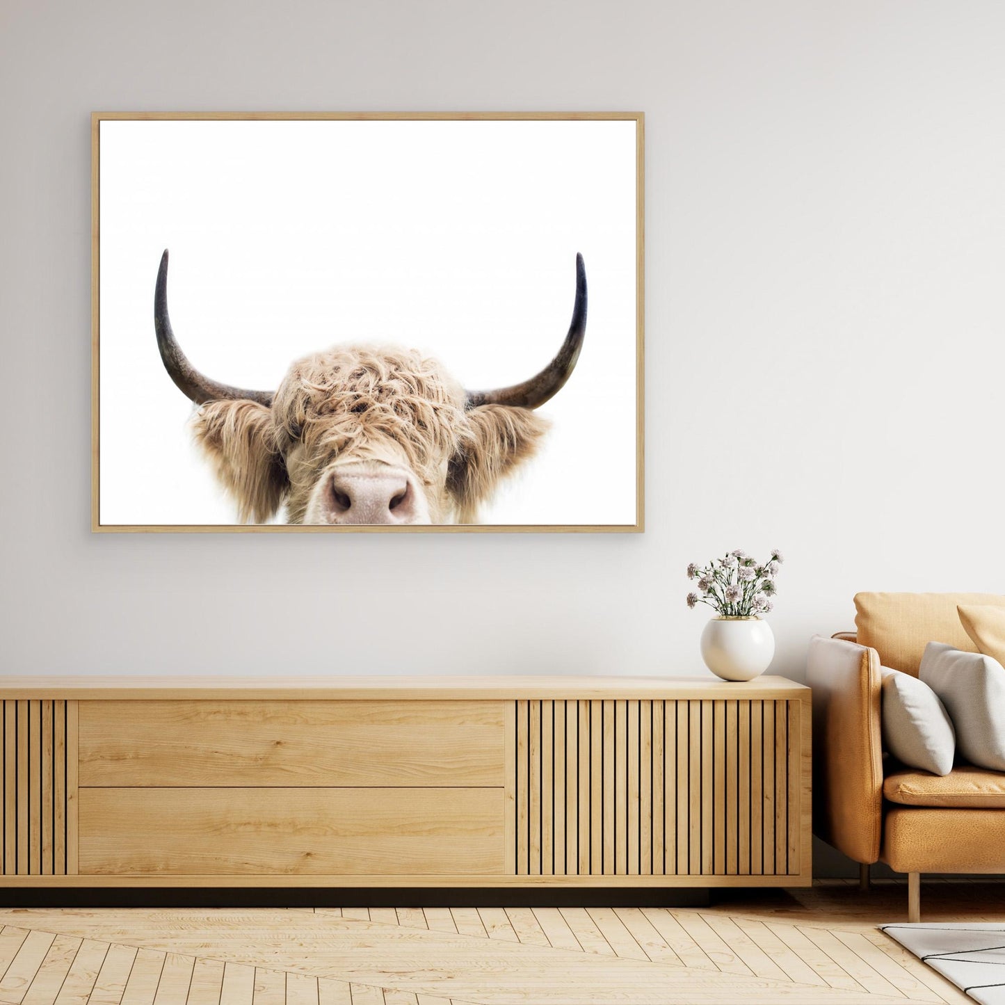 Peeking Cow by Kathrin Pienaar