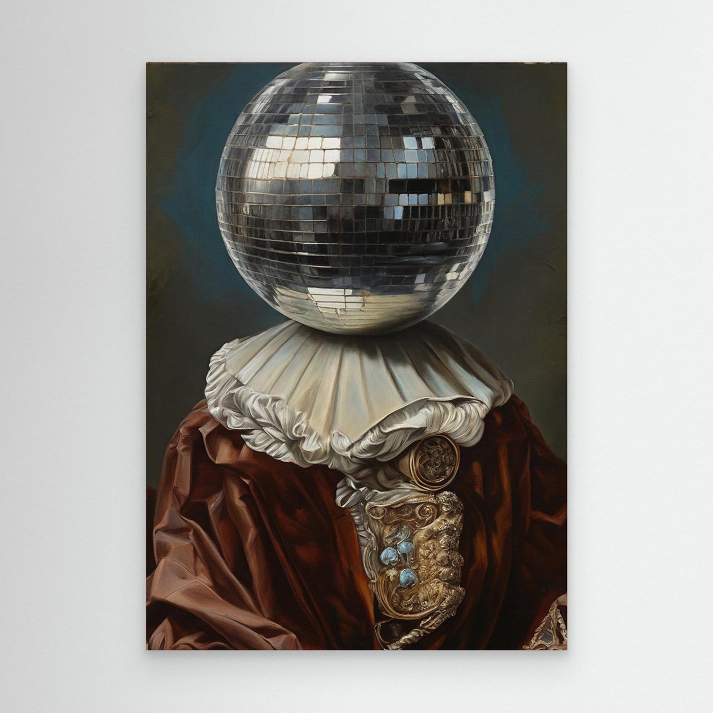 Antique Disco Ball, A Man with Disco head by The Art Concept (EU)