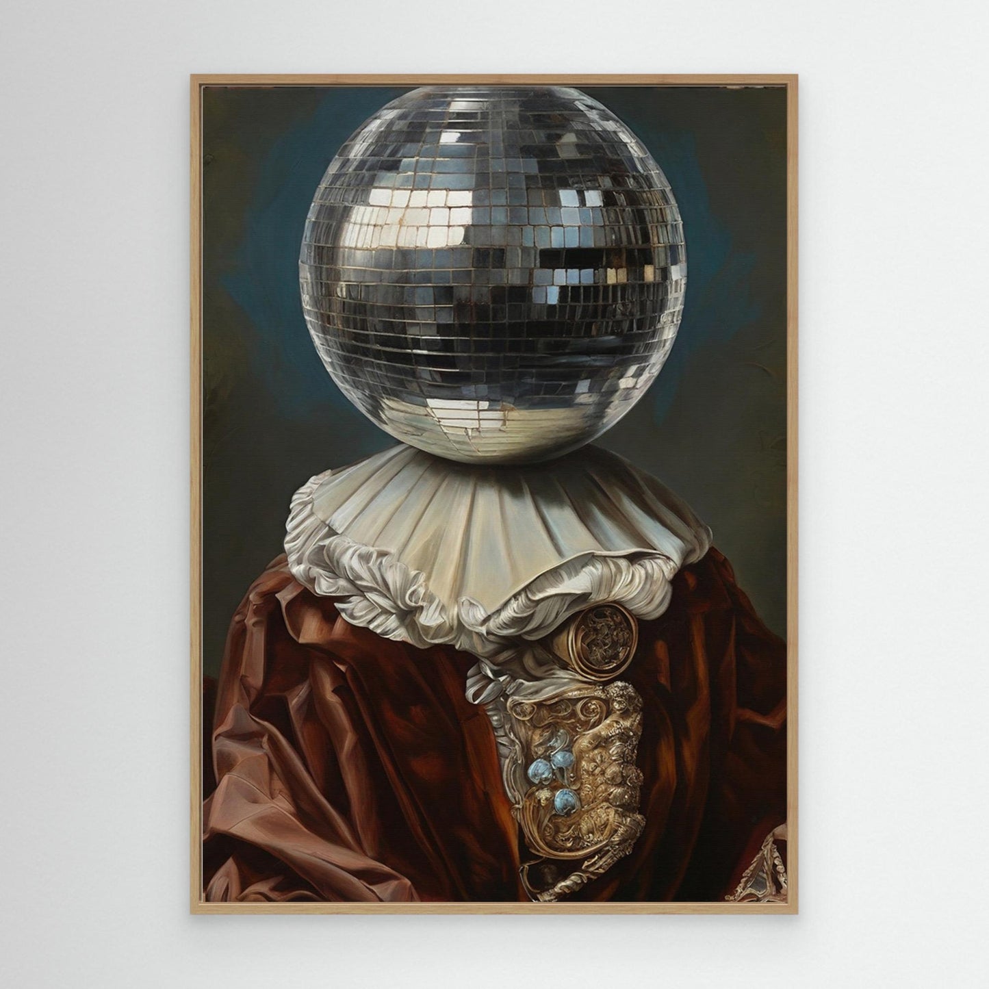 Antique Disco Ball, A Man with Disco head by The Art Concept (EU)