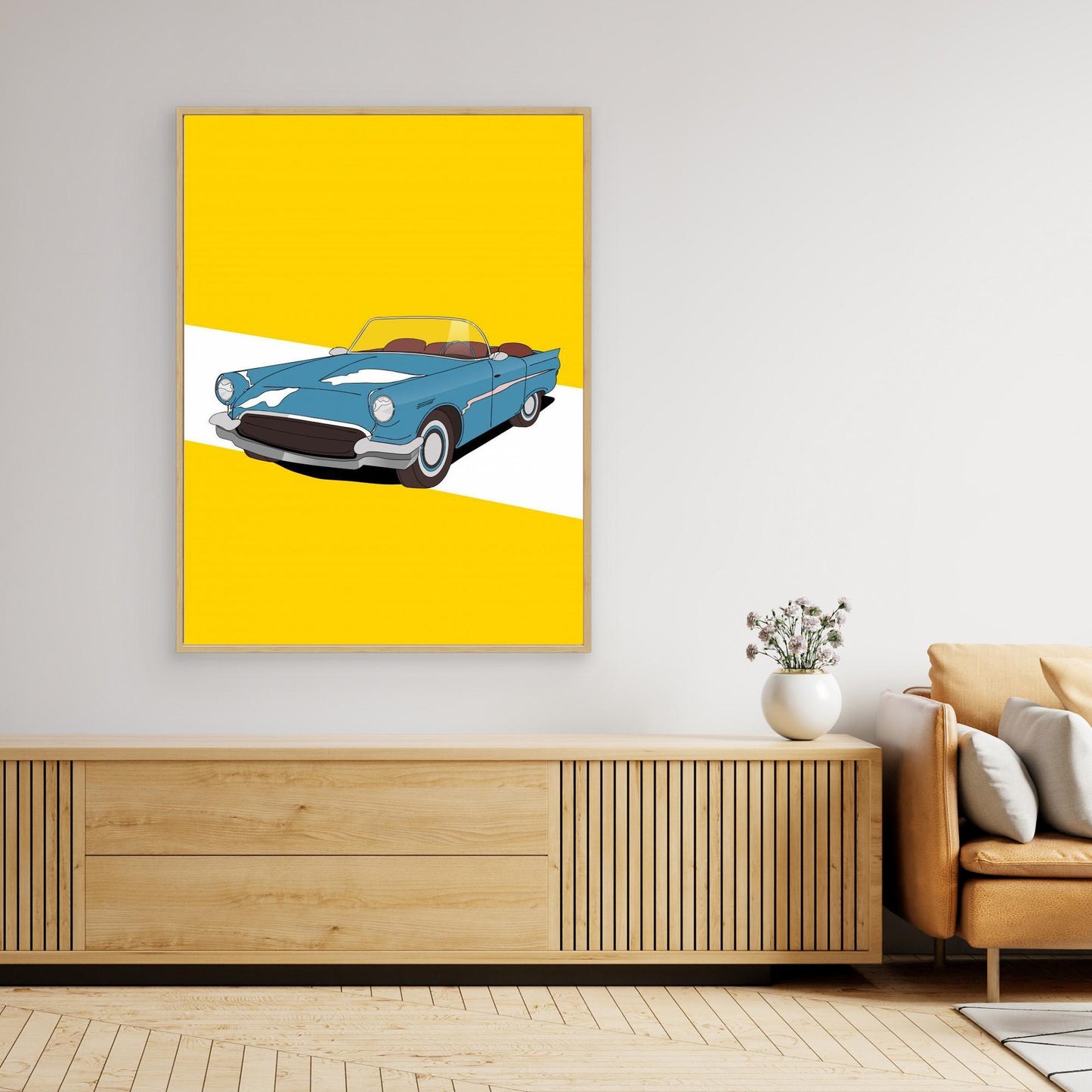 Vintage Red Sports Car by Nicholas