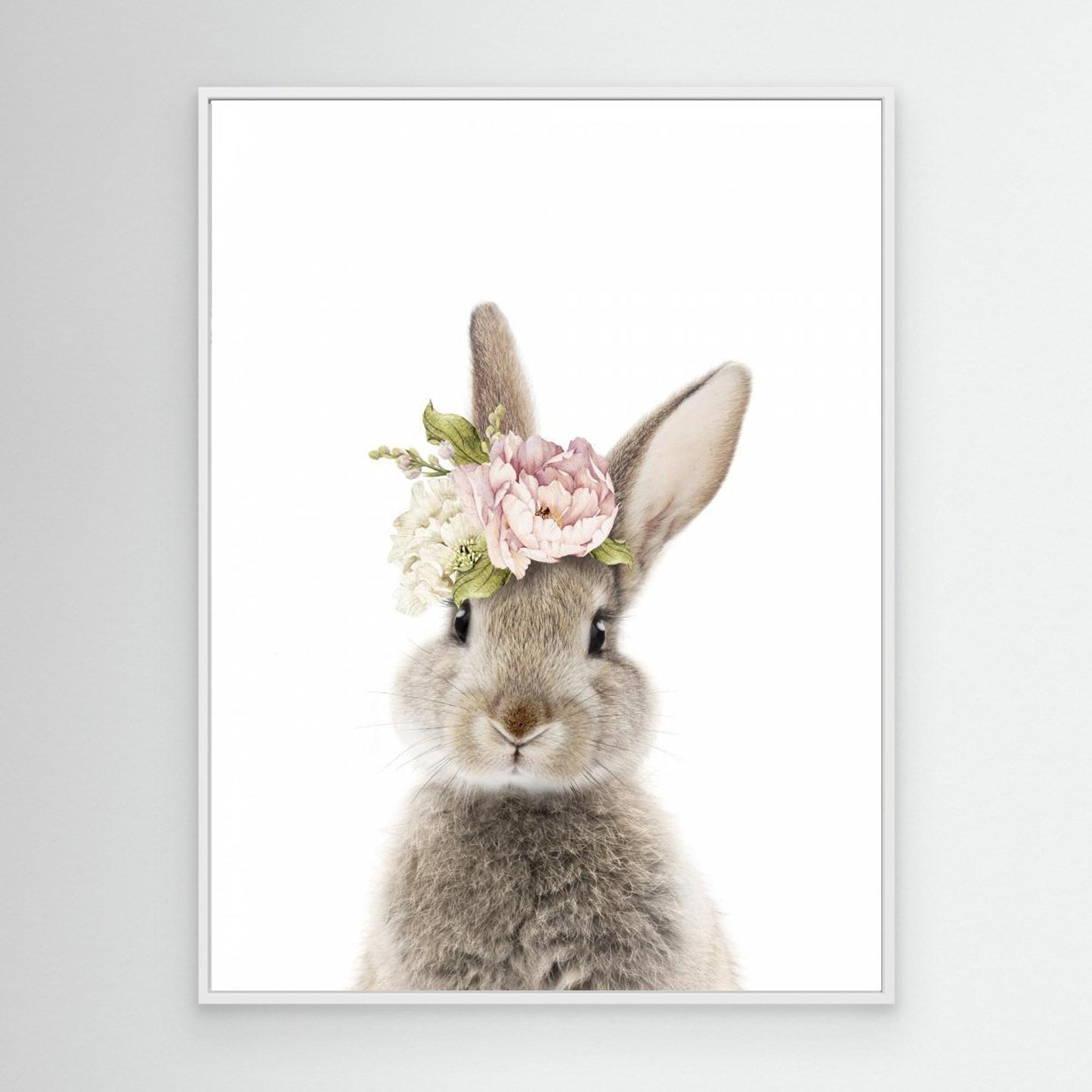 Floral Bunny by Lola Peacock