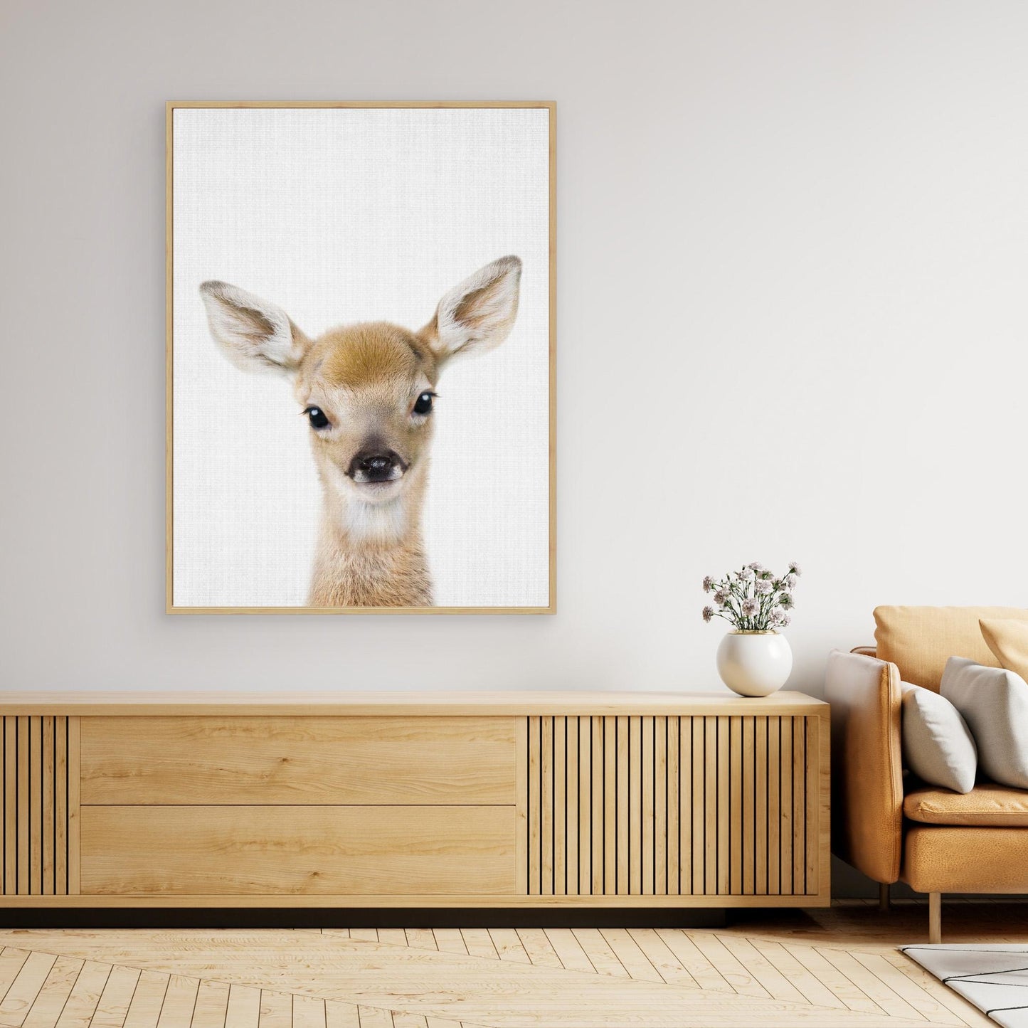 Peekaboo Baby Deer by Lola Peacock