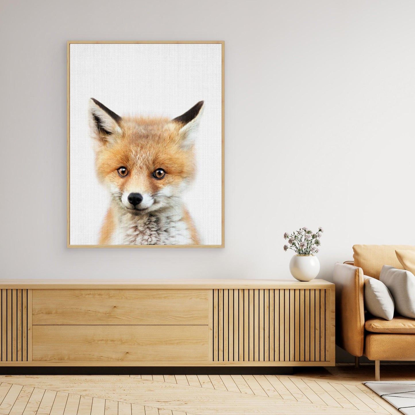 Peekaboo Baby Fox by Lola Peacock