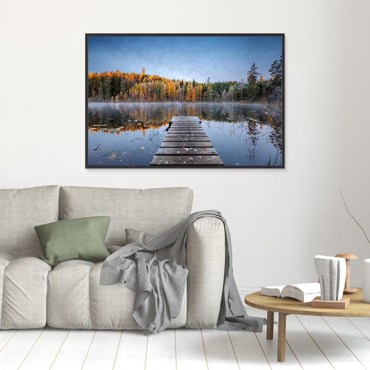 Autumn pier by Keller