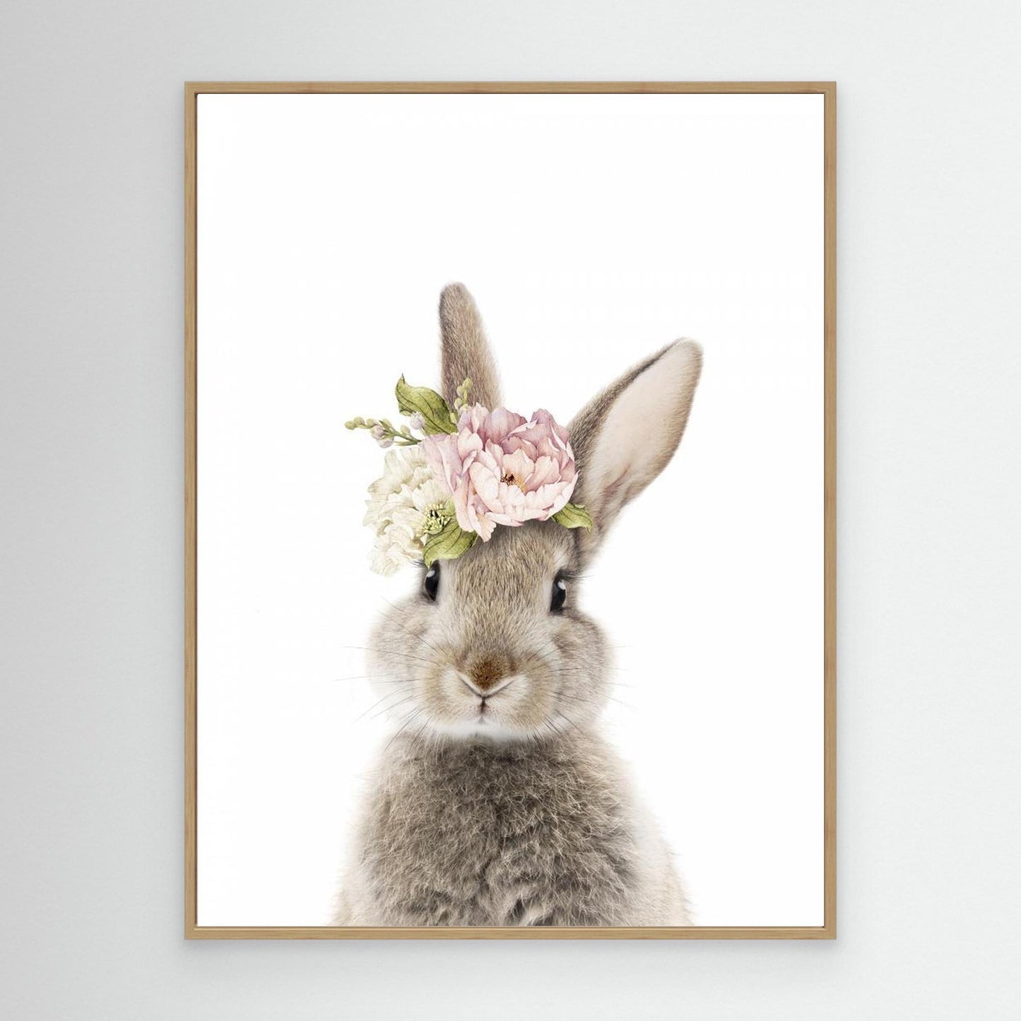 Floral Bunny by Lola Peacock