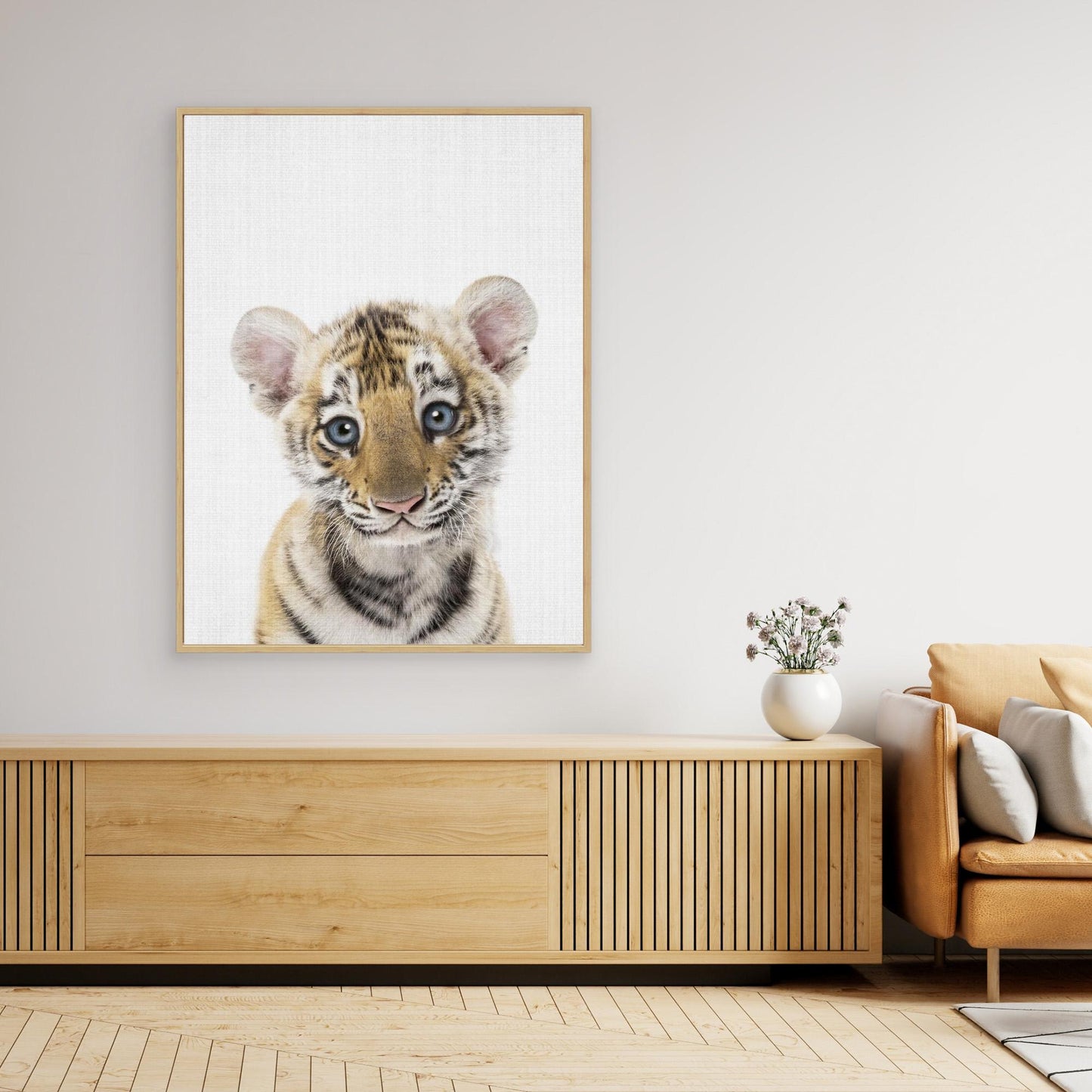 Peekaboo Baby Tiger by Lola Peacock