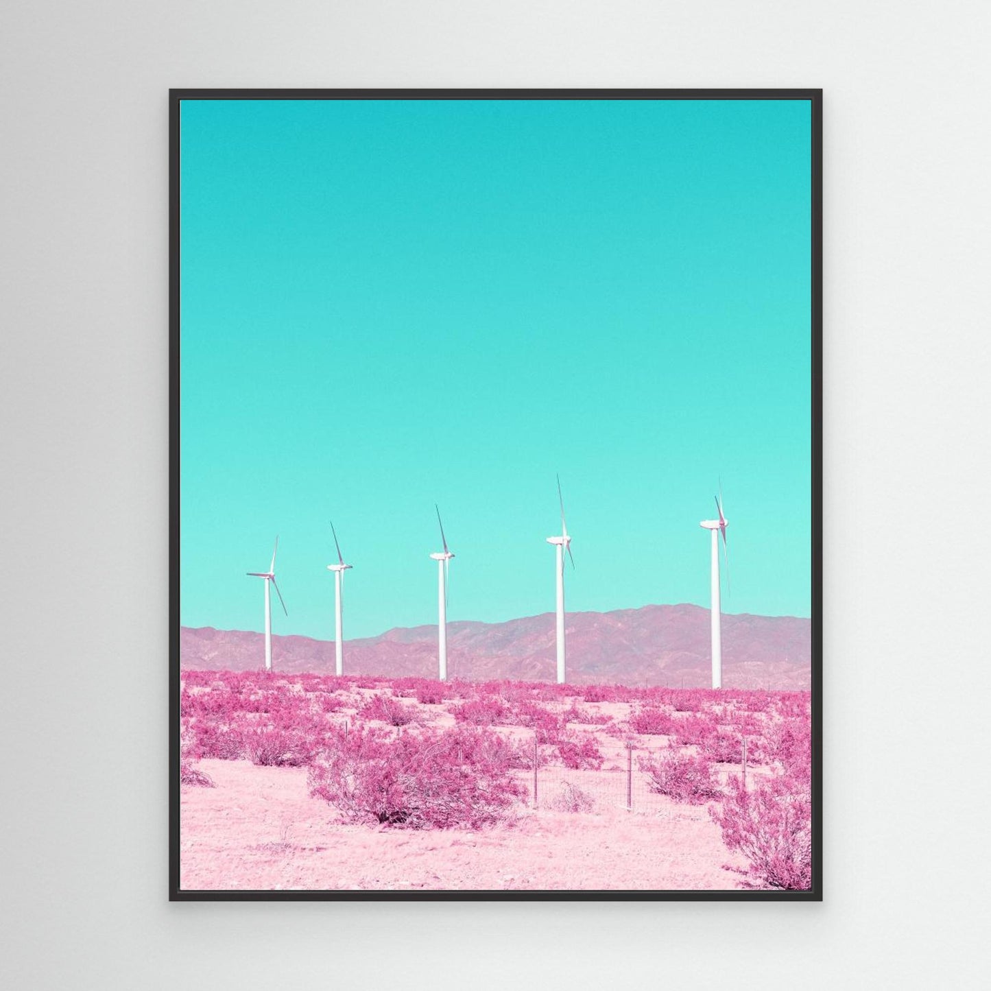 Palm Springs Windmills in the Desert by Tom Windeknecht