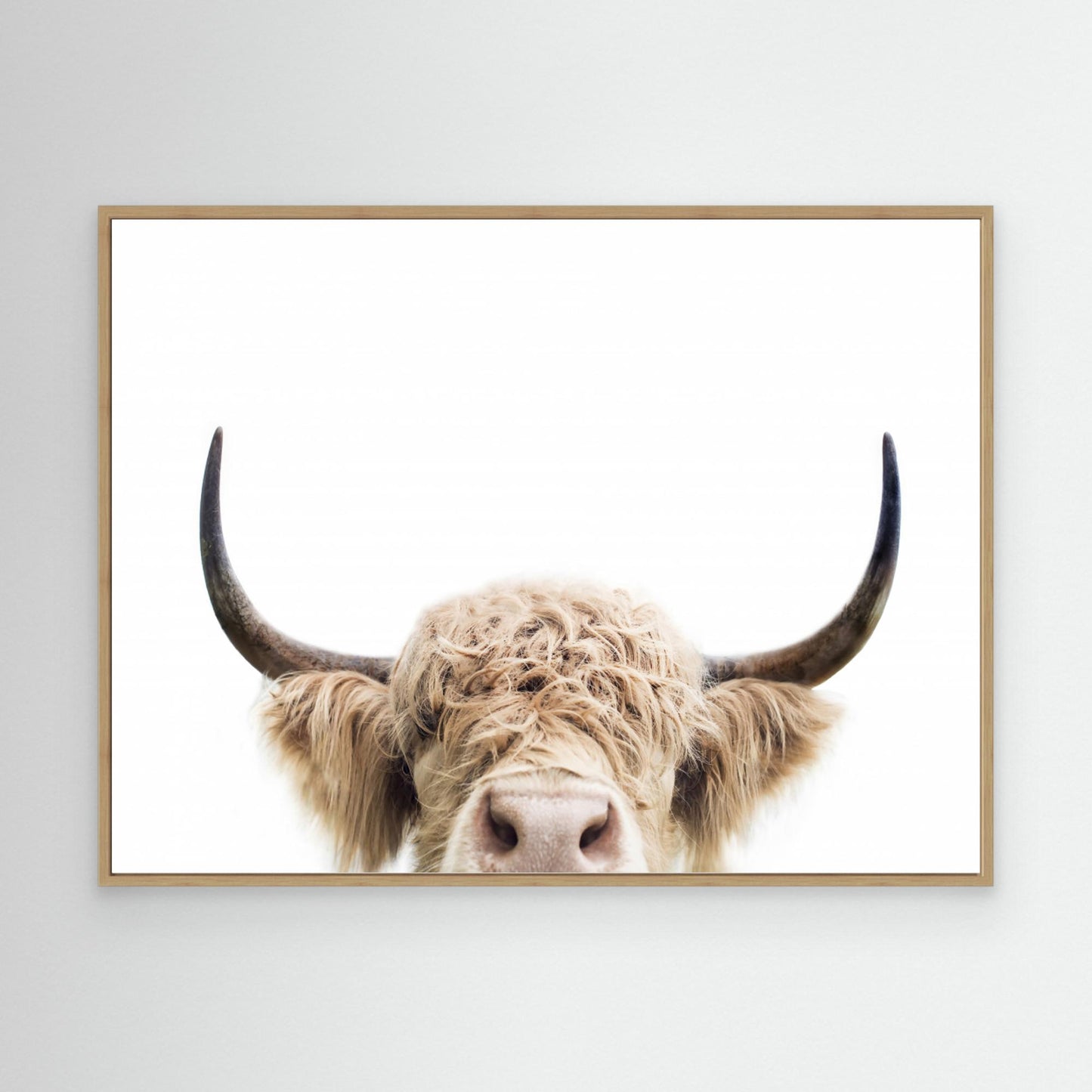 Peeking Cow by Kathrin Pienaar