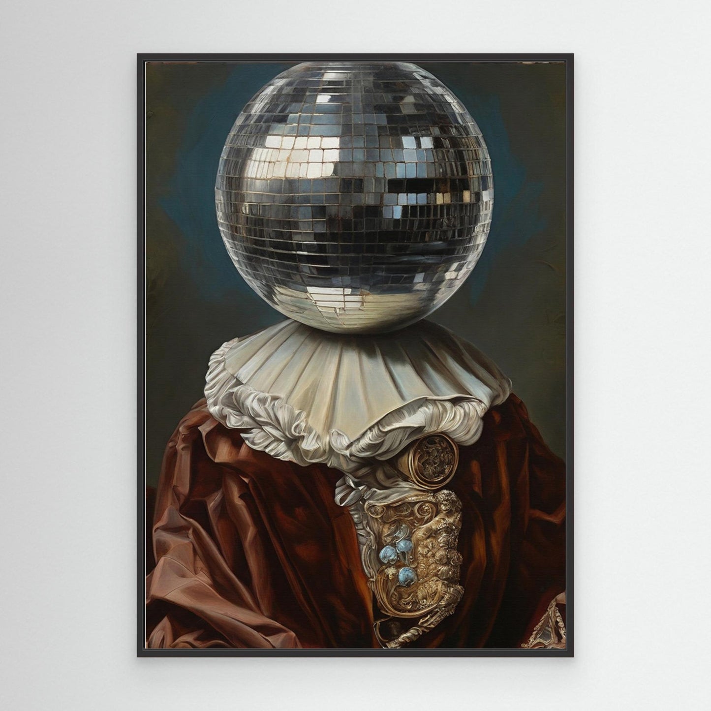 Antique Disco Ball, A Man with Disco head by The Art Concept (EU)