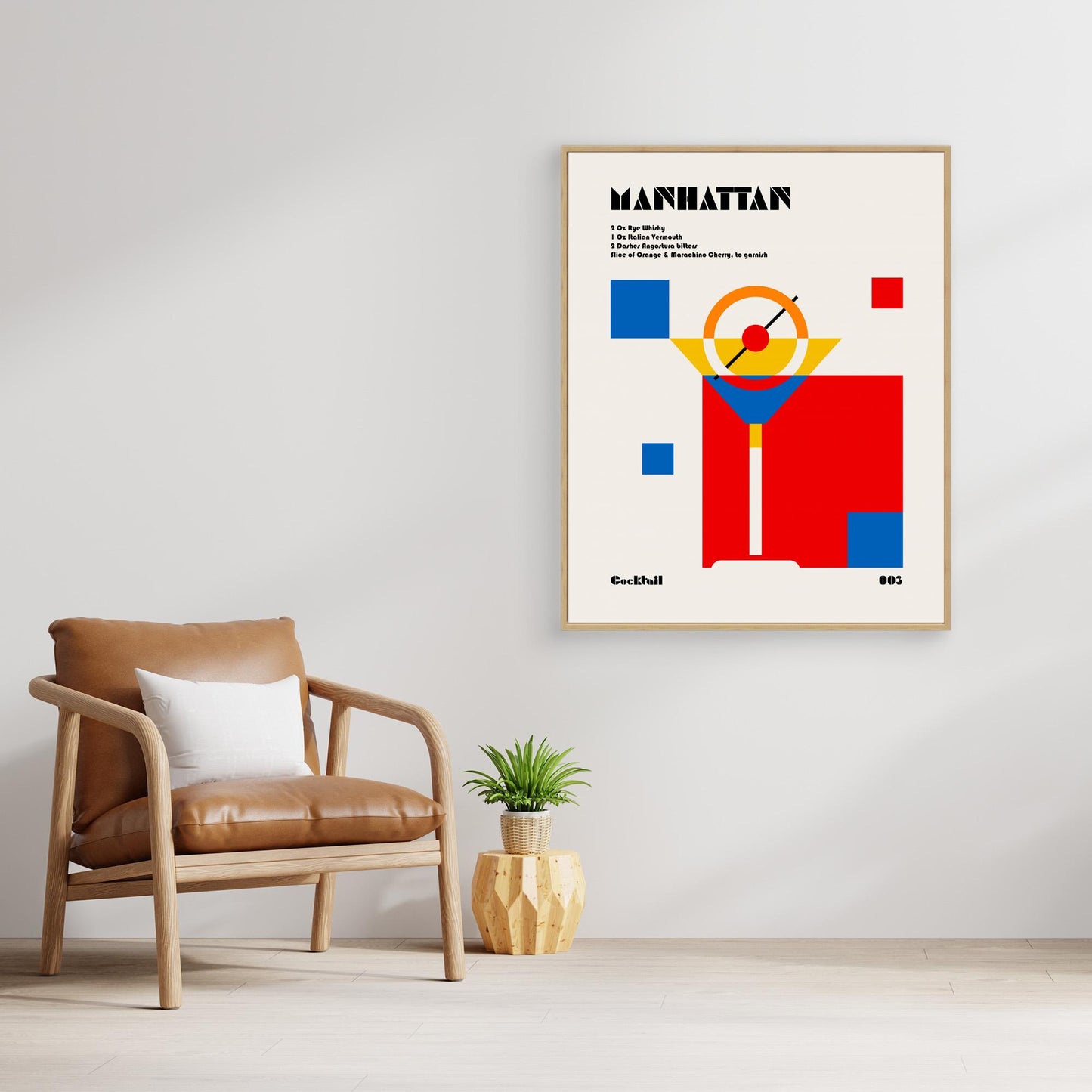 Manhattan Bauhaus Cocktail by Retrodrome