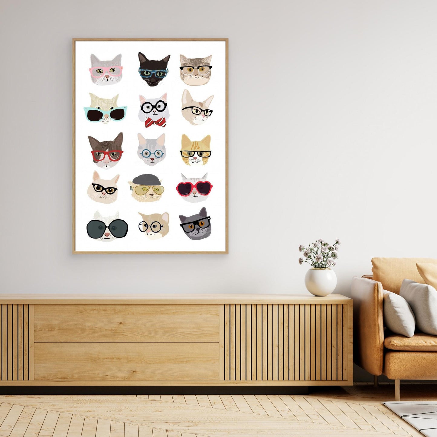 Cats With Glasses by Hanna Melin