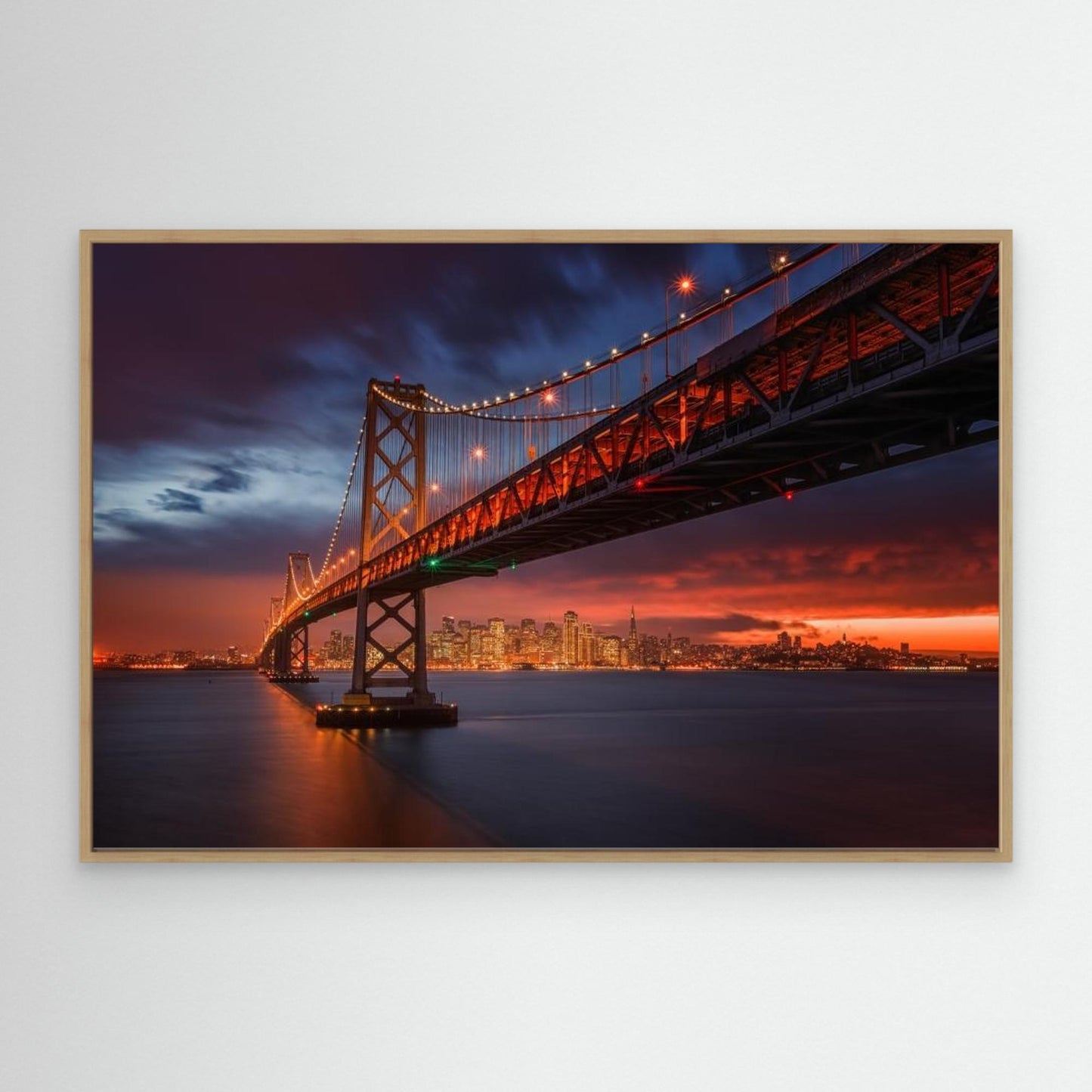 Fire over San Francisco by Toby Harriman