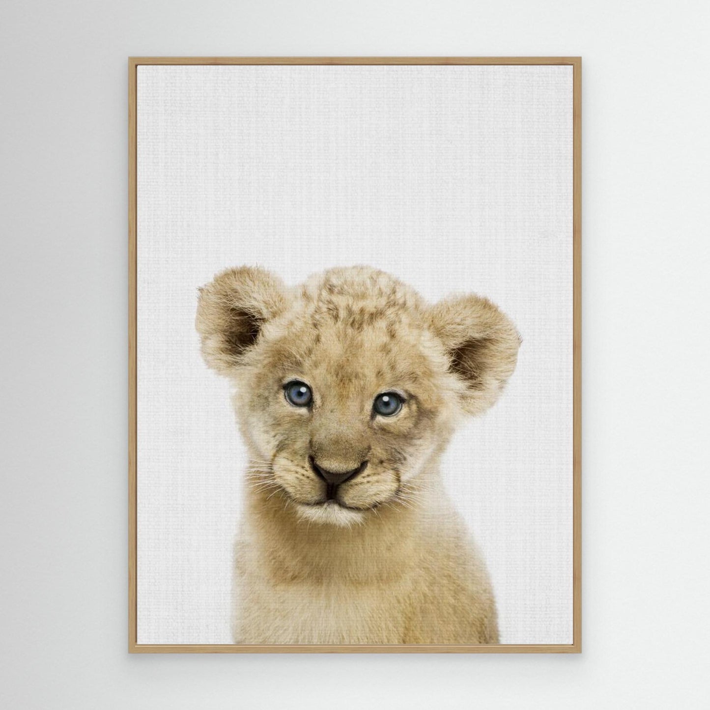 Peekaboo Baby Lion by Lola Peacock