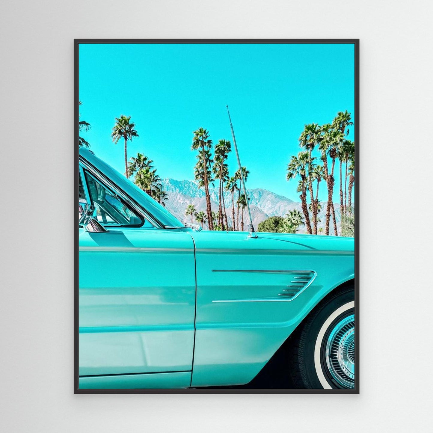 Teal Thunderbird in Palm Springs by Tom Windeknecht