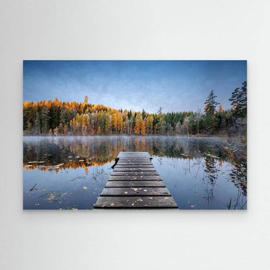 Autumn pier by Keller