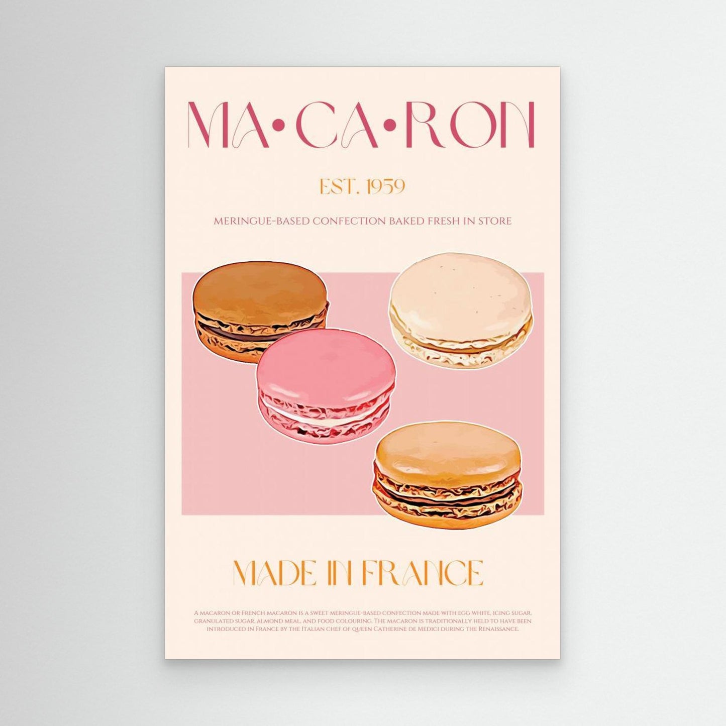 Macaron Print by Nazma Khokhar