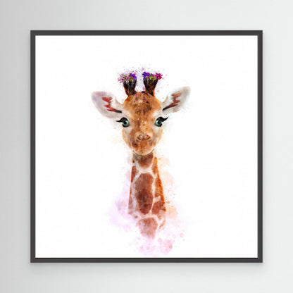 Baby Giraffe by Emel Tunaboylu