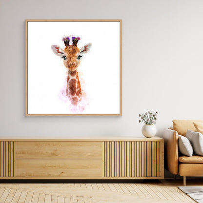 Baby Giraffe by Emel Tunaboylu