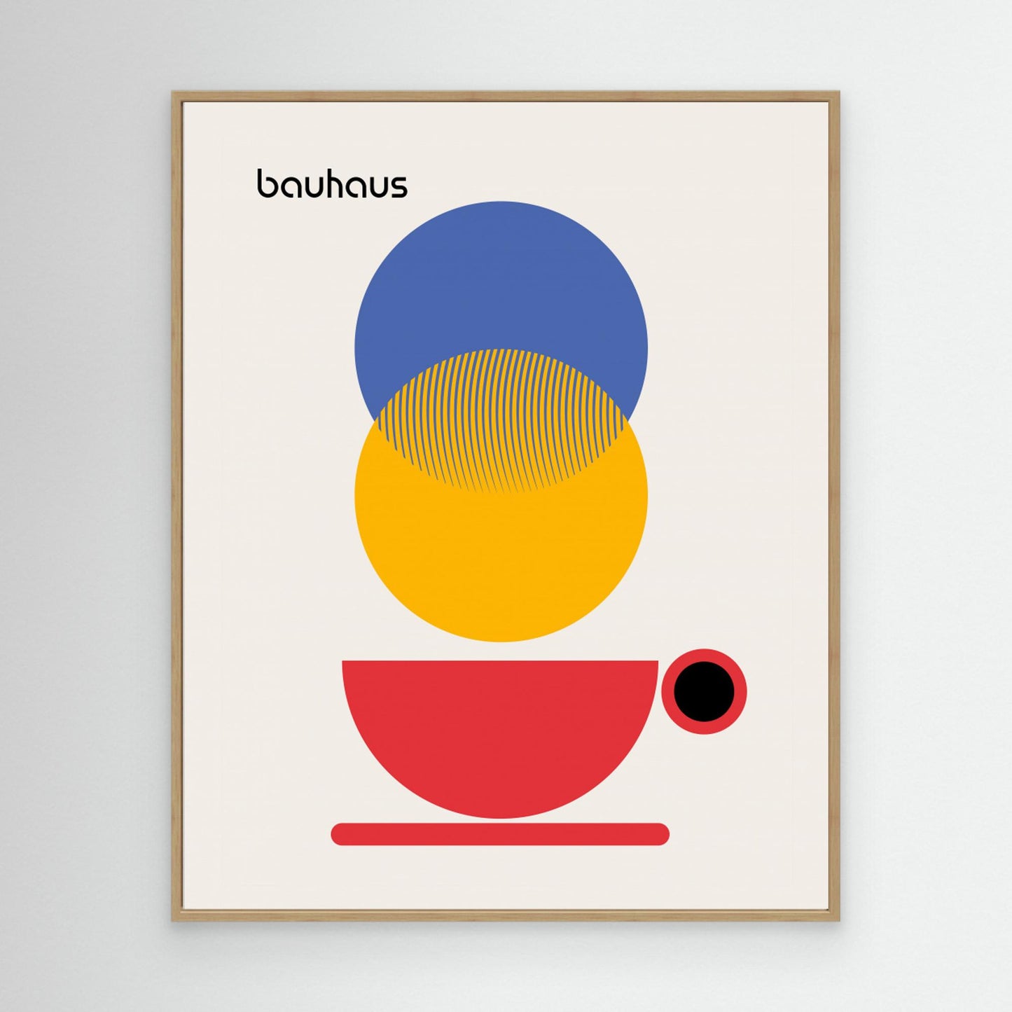 Bauhaus Coffee Abstract by Retrodrome