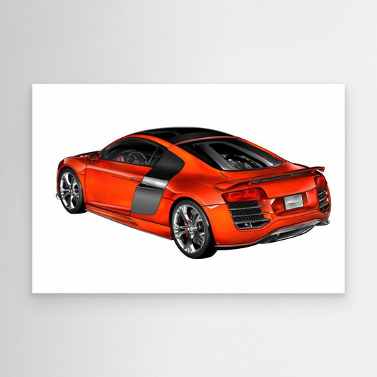 Red Modern Car by Rafal Kulik