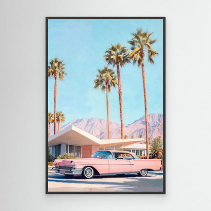 California Vintage Car by Melloi Art Prints