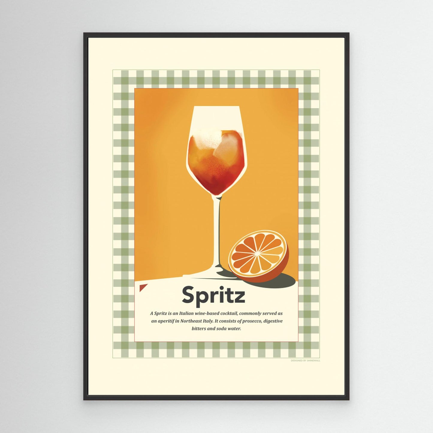 Spritz retro print by Dion Gem