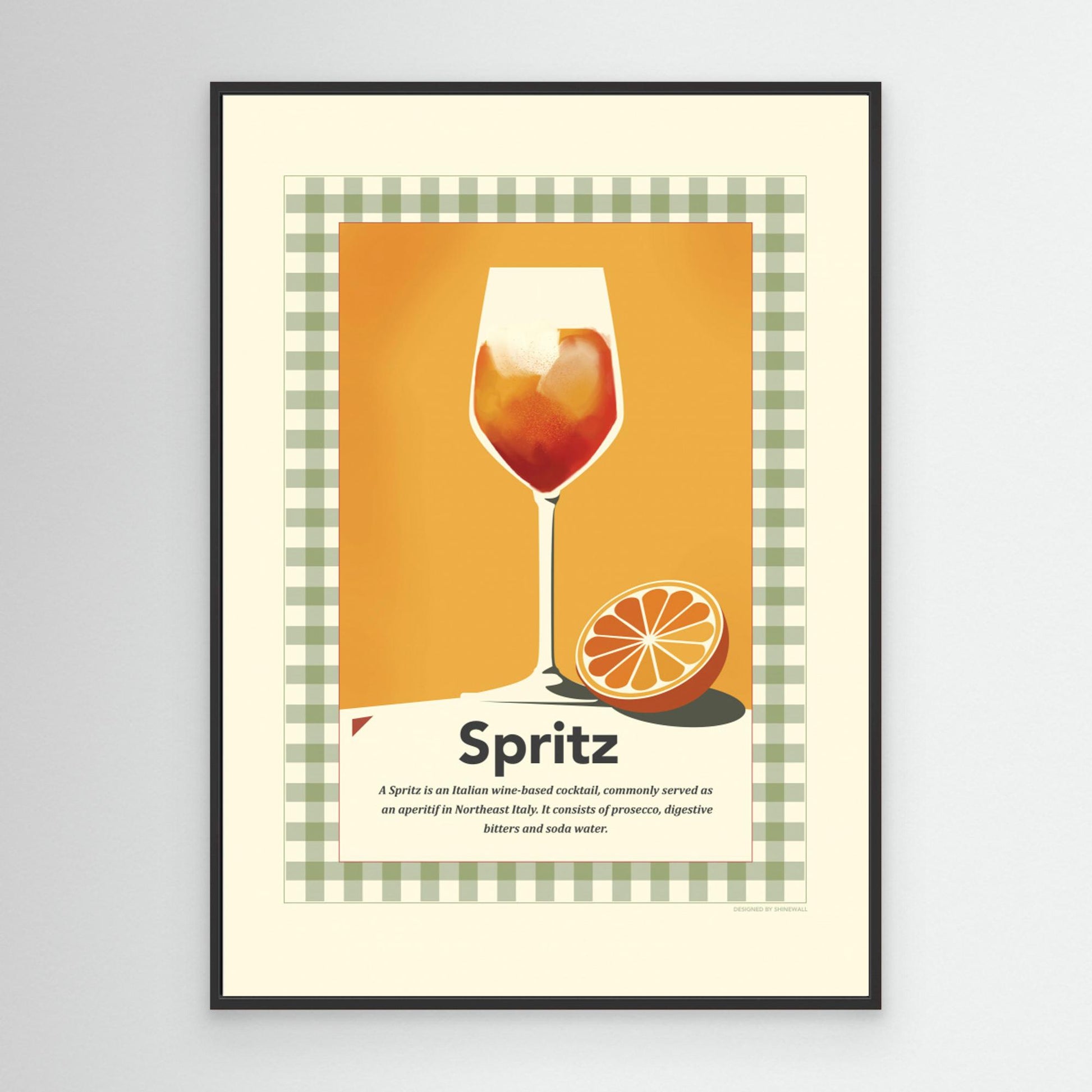 Spritz retro print by Dion Gem