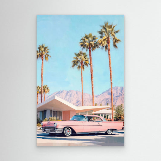 California Vintage Car by Melloi Art Prints