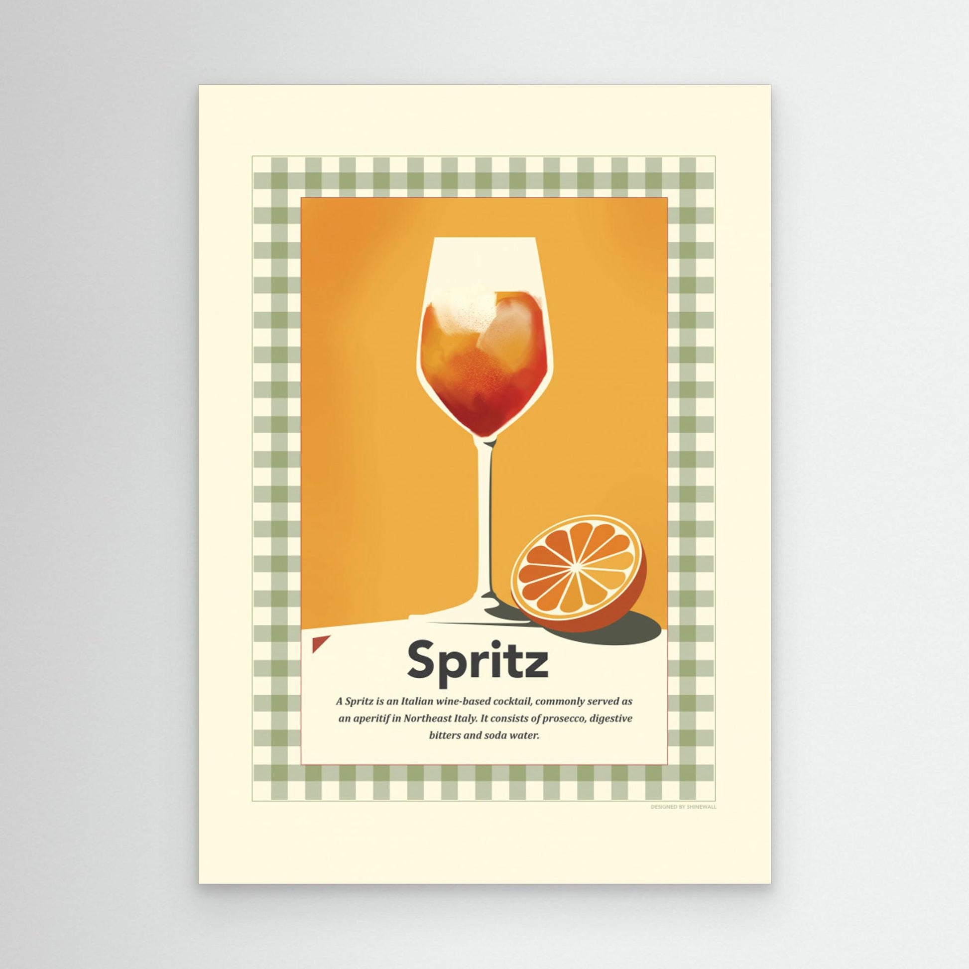 Spritz retro print by Dion Gem