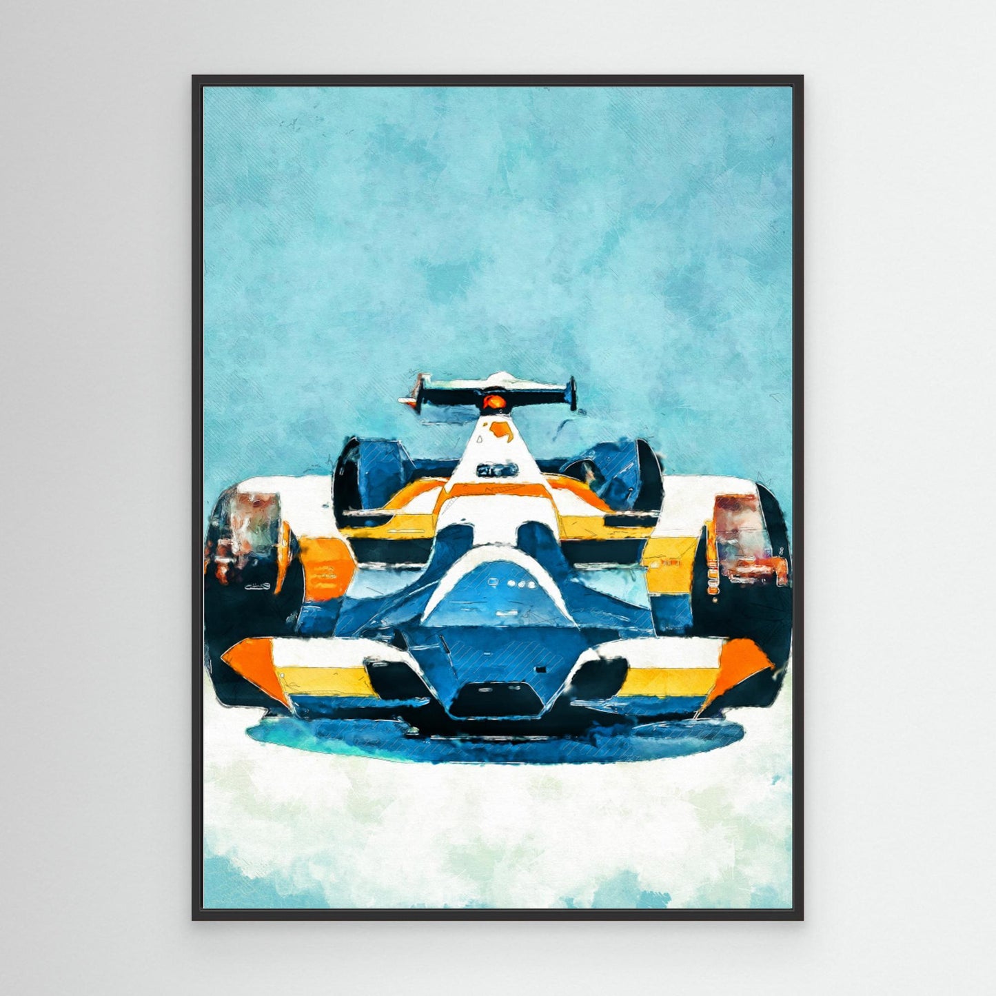 Formula 1 sport art by Justyna Jaszke