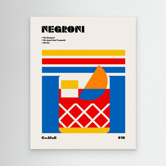 Negroni Bauhaus Cocktail by Retrodrome