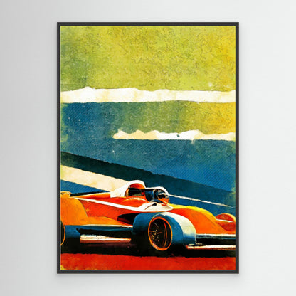 Formula 1 sport art by Justyna Jaszke