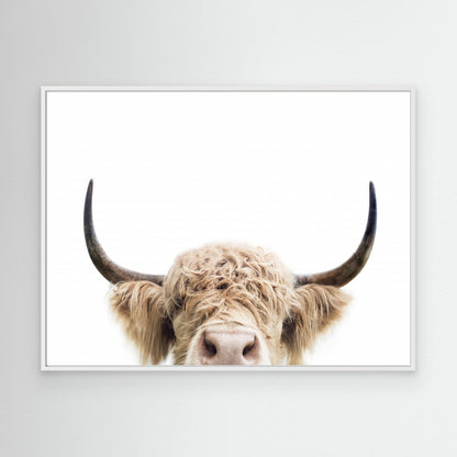 Peeking Cow by Kathrin Pienaar
