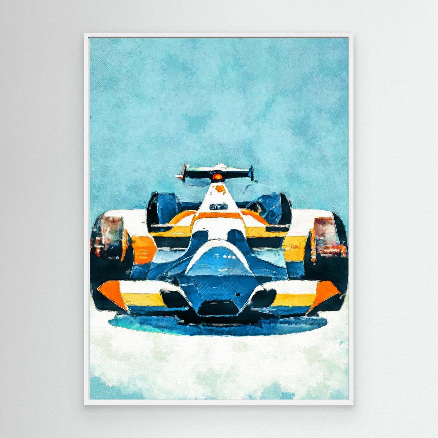 Formula 1 sport art by Justyna Jaszke