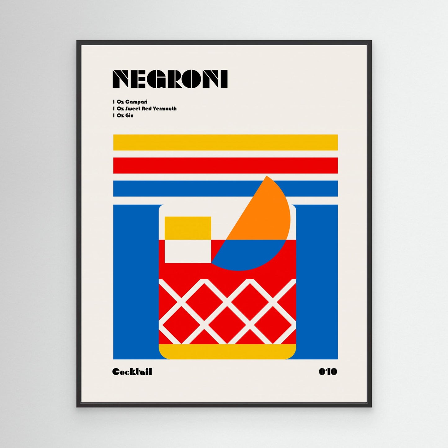 Negroni Bauhaus Cocktail by Retrodrome