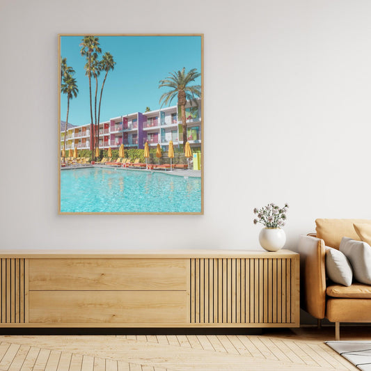 Saguaro Hotel Poolside in Palm Springs by Tom Windeknecht