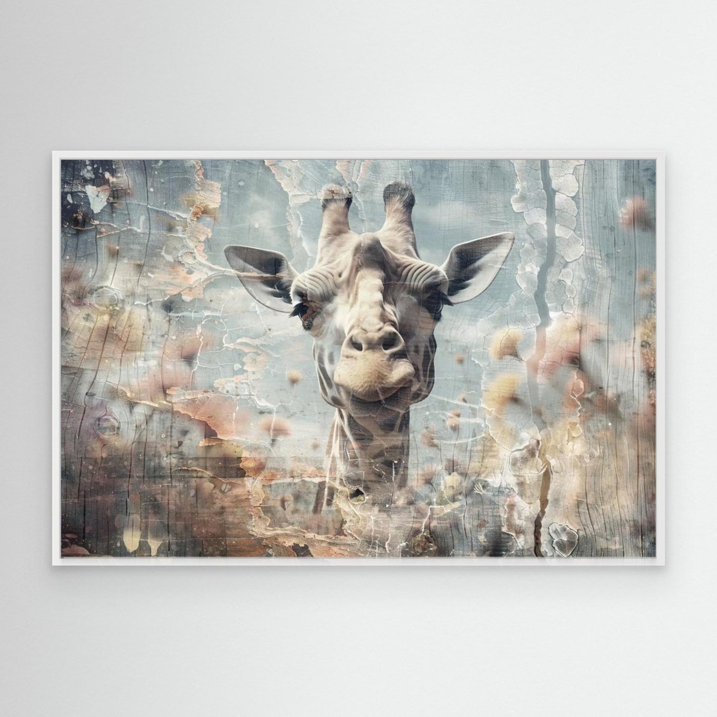 Giraffe Animal Vintage Art Illustration Wallart 10 by Rafal Kulik