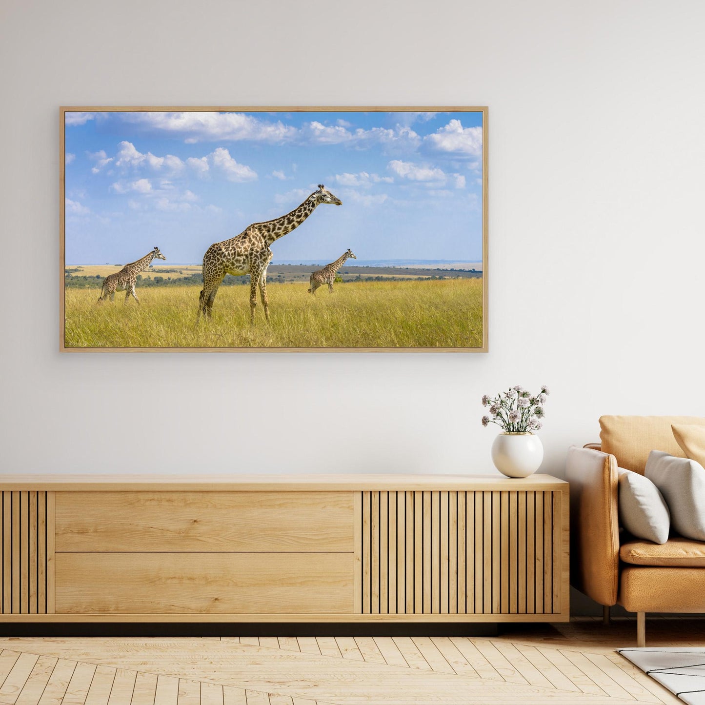 Trio Giraffes by Husain Alfraid