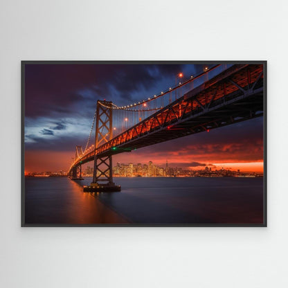Fire over San Francisco by Toby Harriman