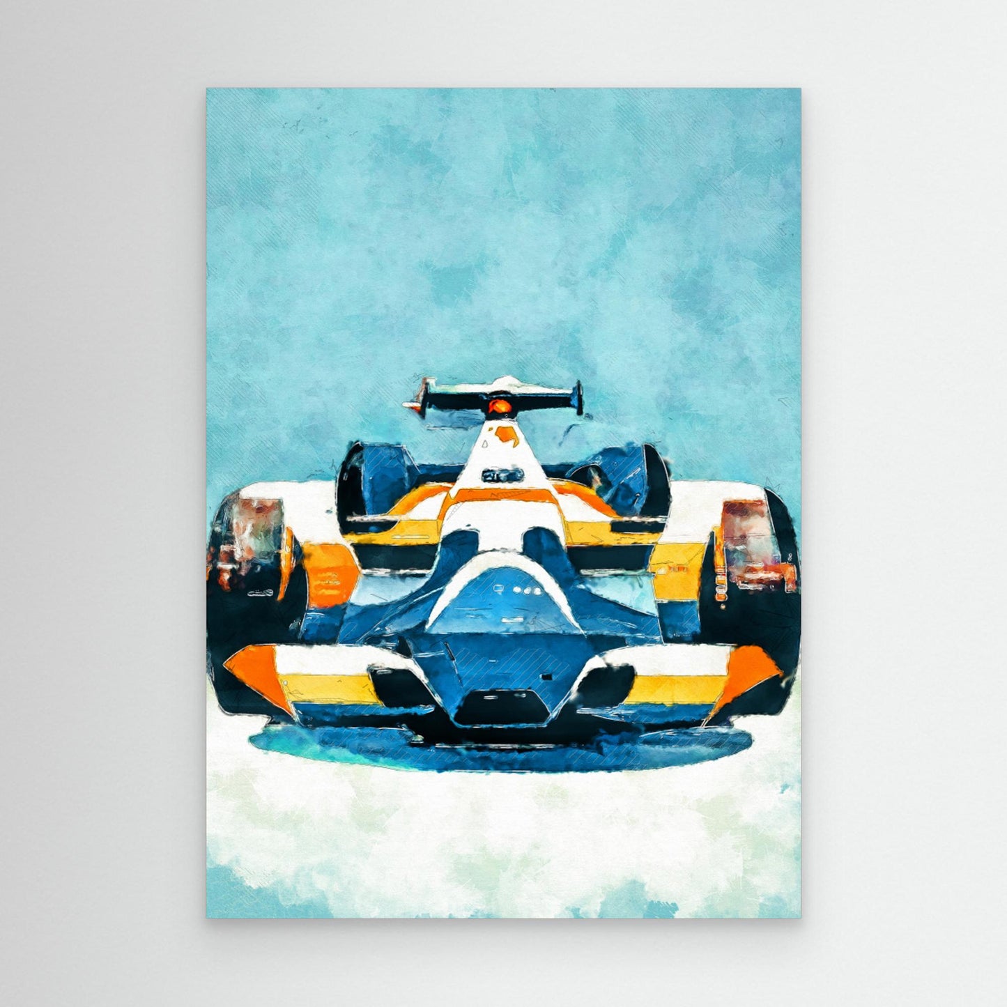 Formula 1 sport art by Justyna Jaszke
