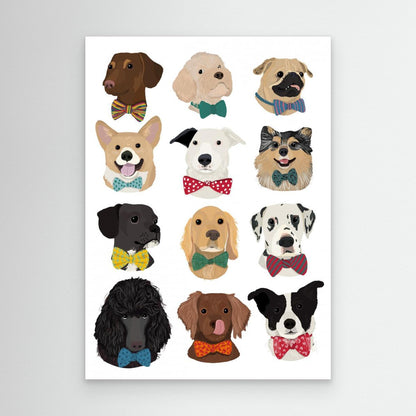 Dog In Bow by Hanna Melin