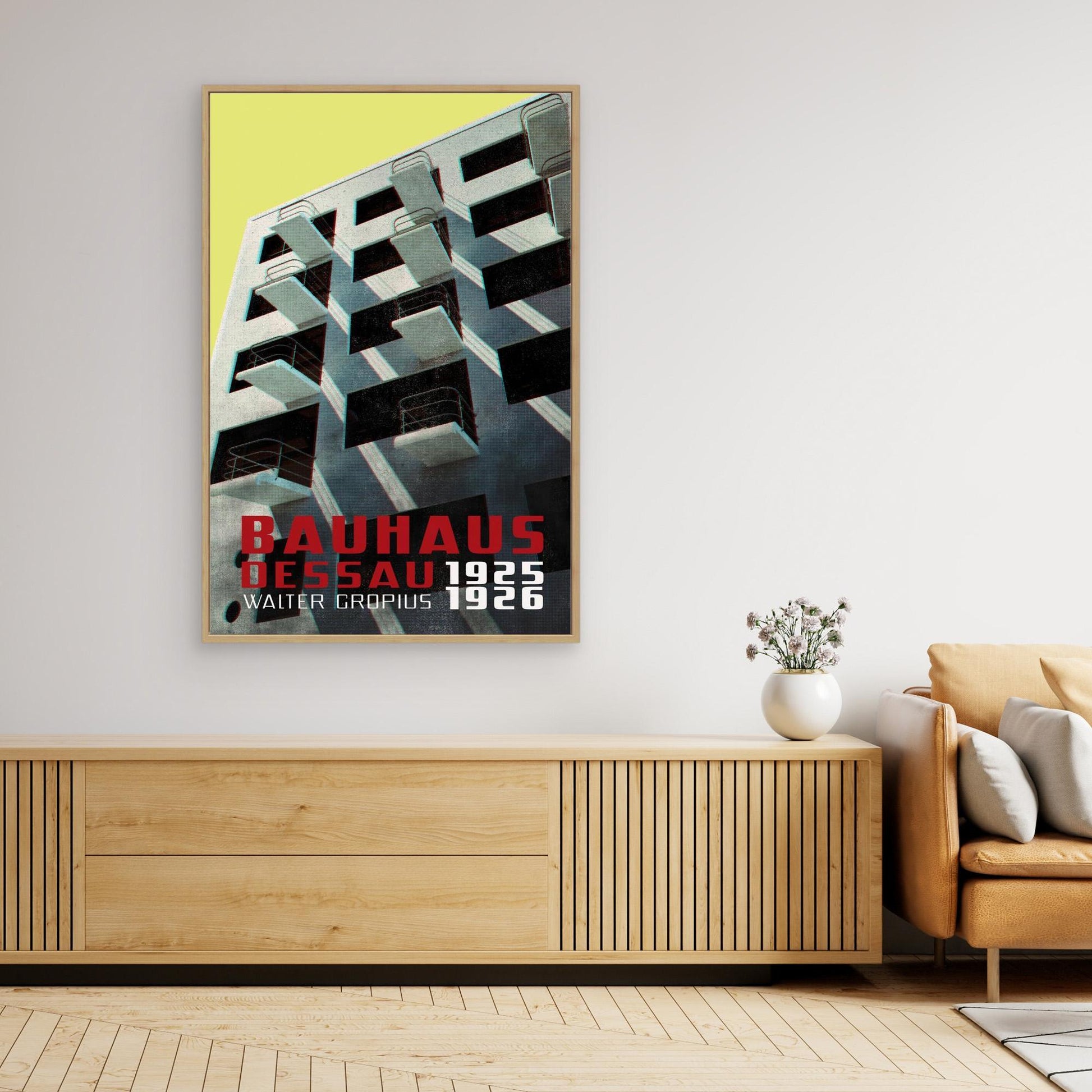 Bauhaus Dessau architecture in vintage magazine style VIII by Rosana Laiz Blursbyai